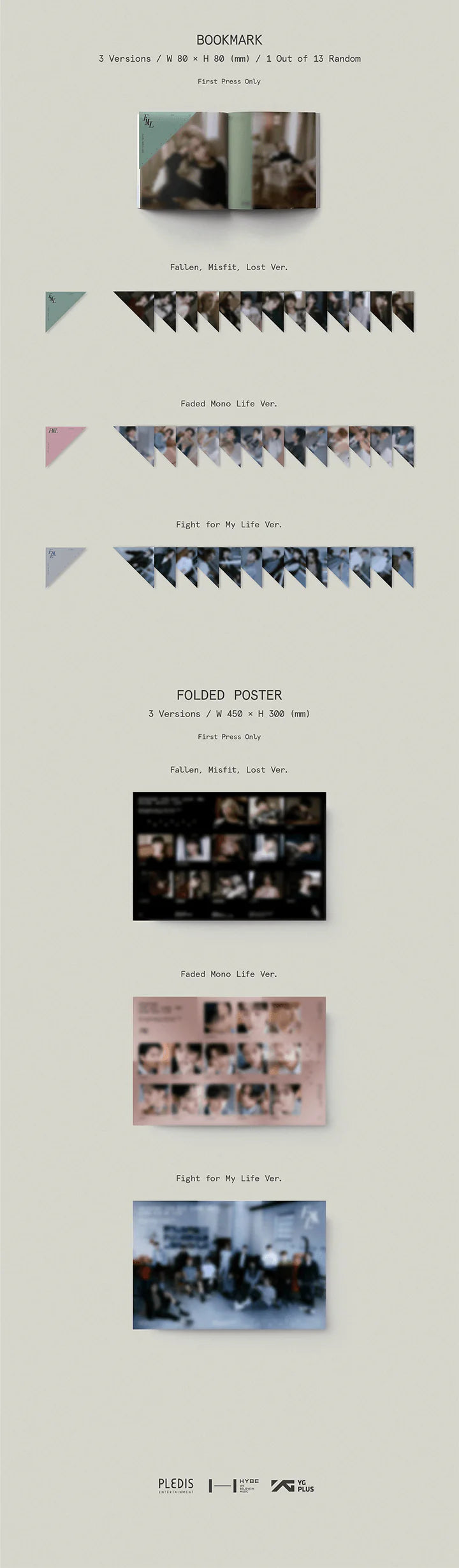 SEVENTEEN - FML 10TH MINI ALBUM - SET