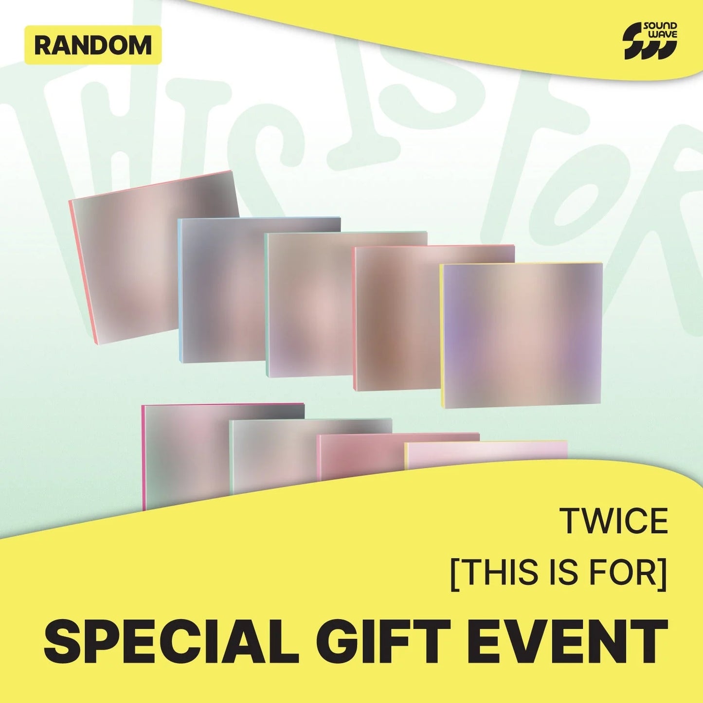 TWICE - THIS IS FOR 4TH FULL ALBUM SOUNDWAVE GIFT DIGIPACK VER RANDOM