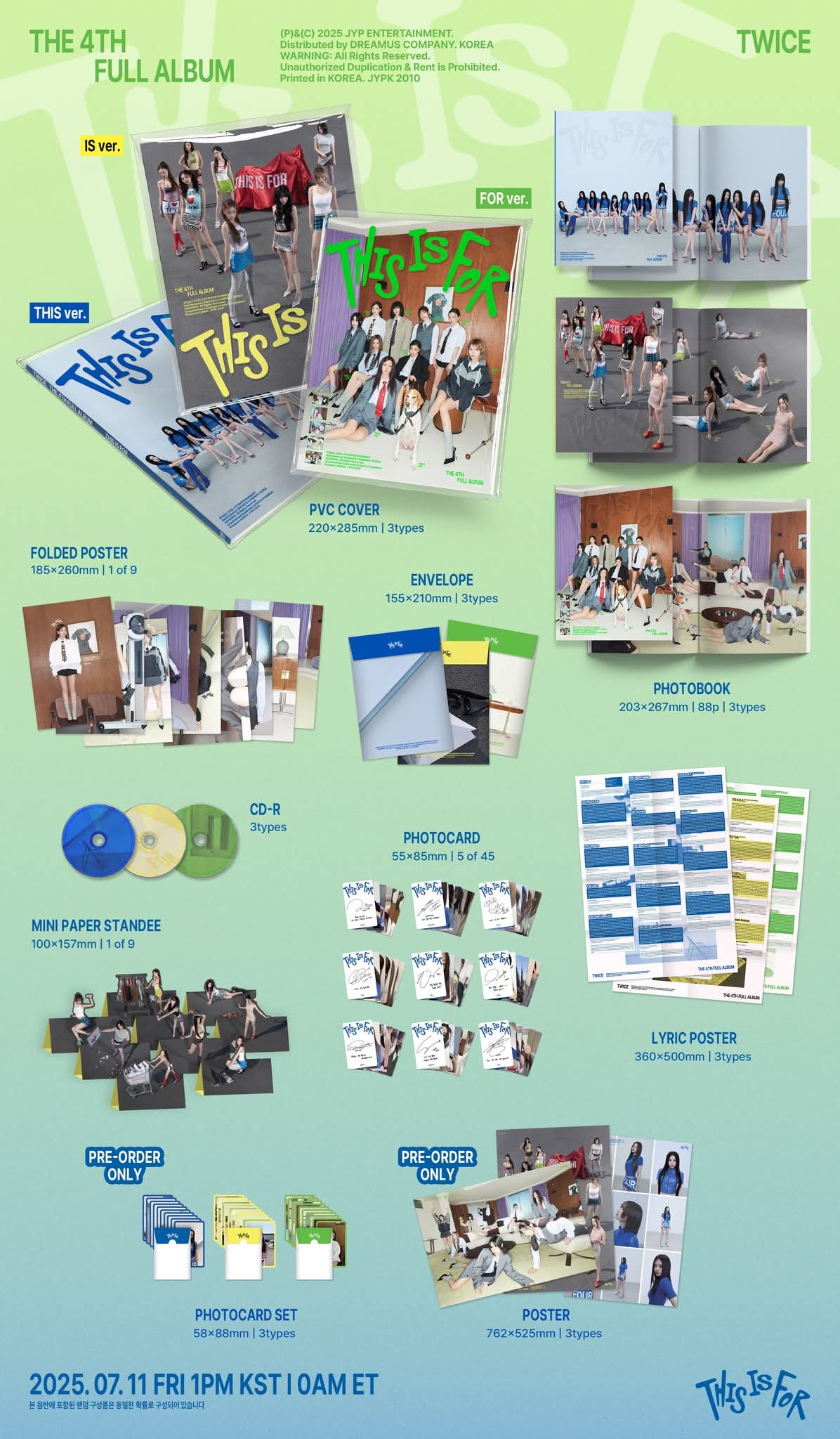 TWICE - THIS IS FOR 4TH FULL ALBUM STANDARD RANDOM