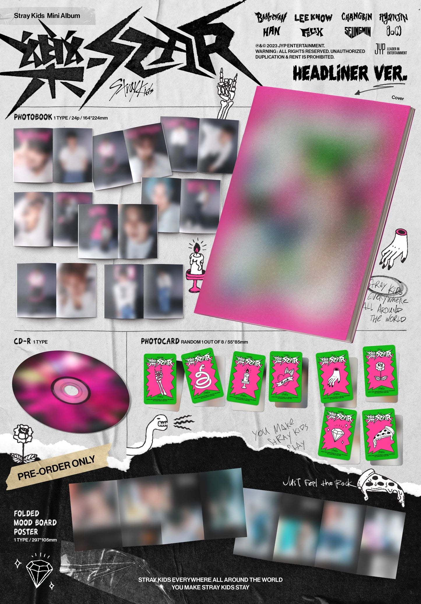 STRAY KIDS - ROCK STAR HEADLINER VER