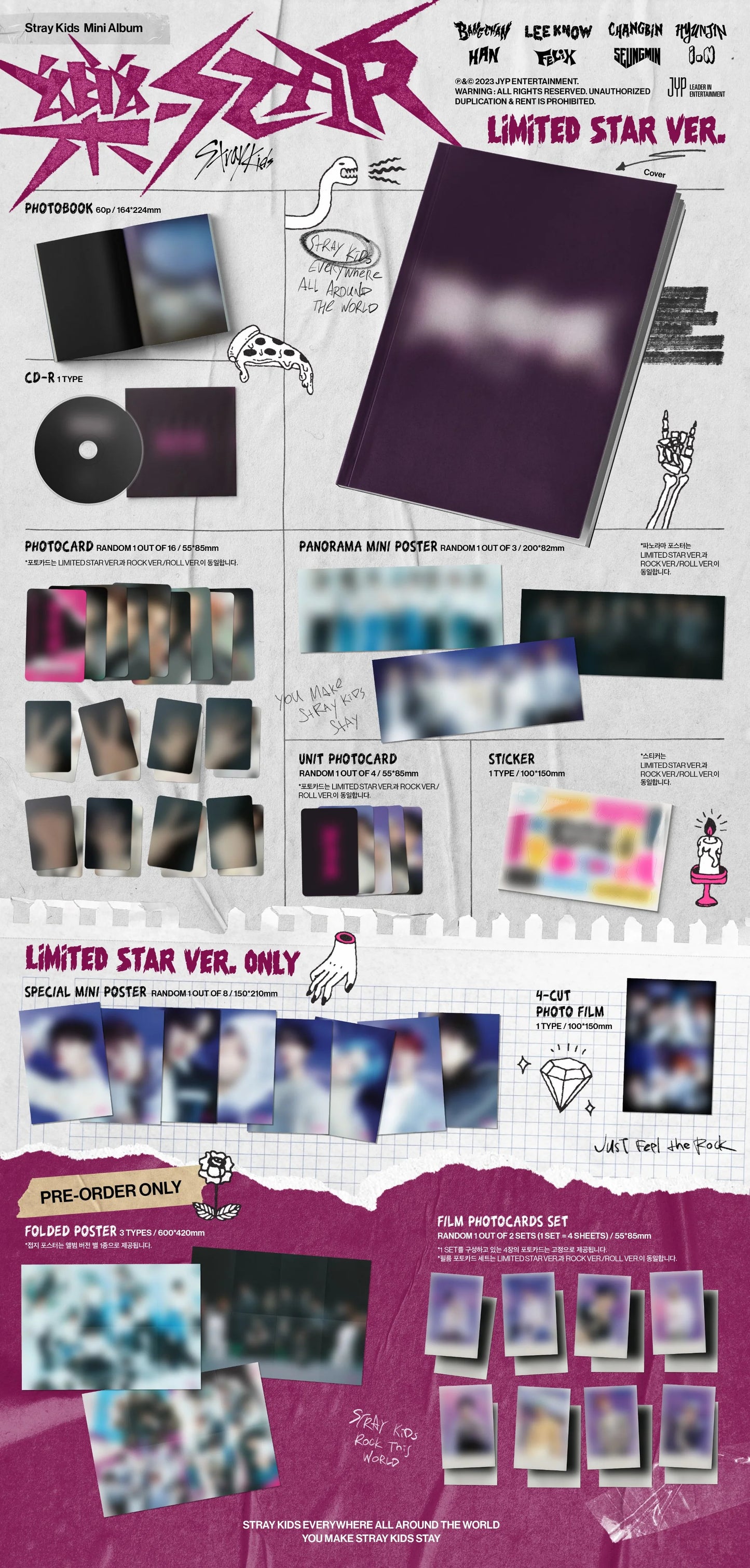 STRAY KIDS - ROCK STAR LIMITED STAR VER.