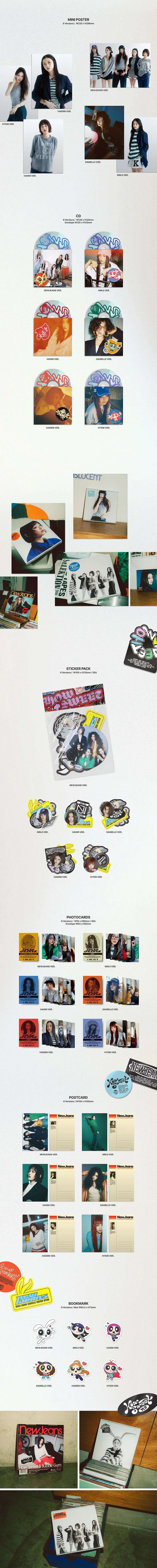 NEWJEANS - HOW SWEET STANDARD ALBUM SET