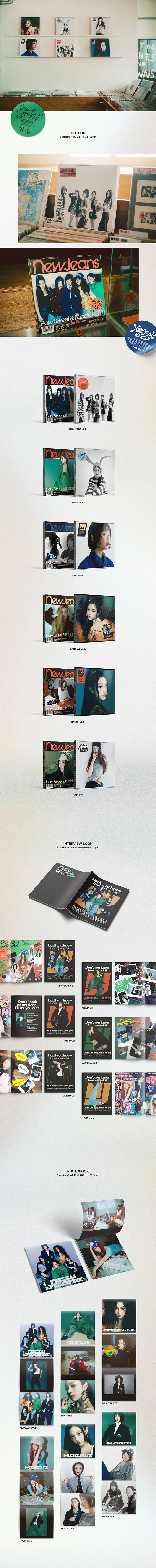 NEWJEANS - HOW SWEET STANDARD ALBUM SET