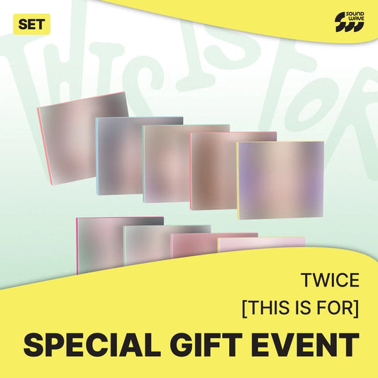 TWICE - THIS IS FOR 4TH FULL ALBUM SOUNDWAVE GIFT DIGIPACK VER SET